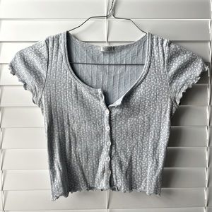Brandy Melville button up tee
